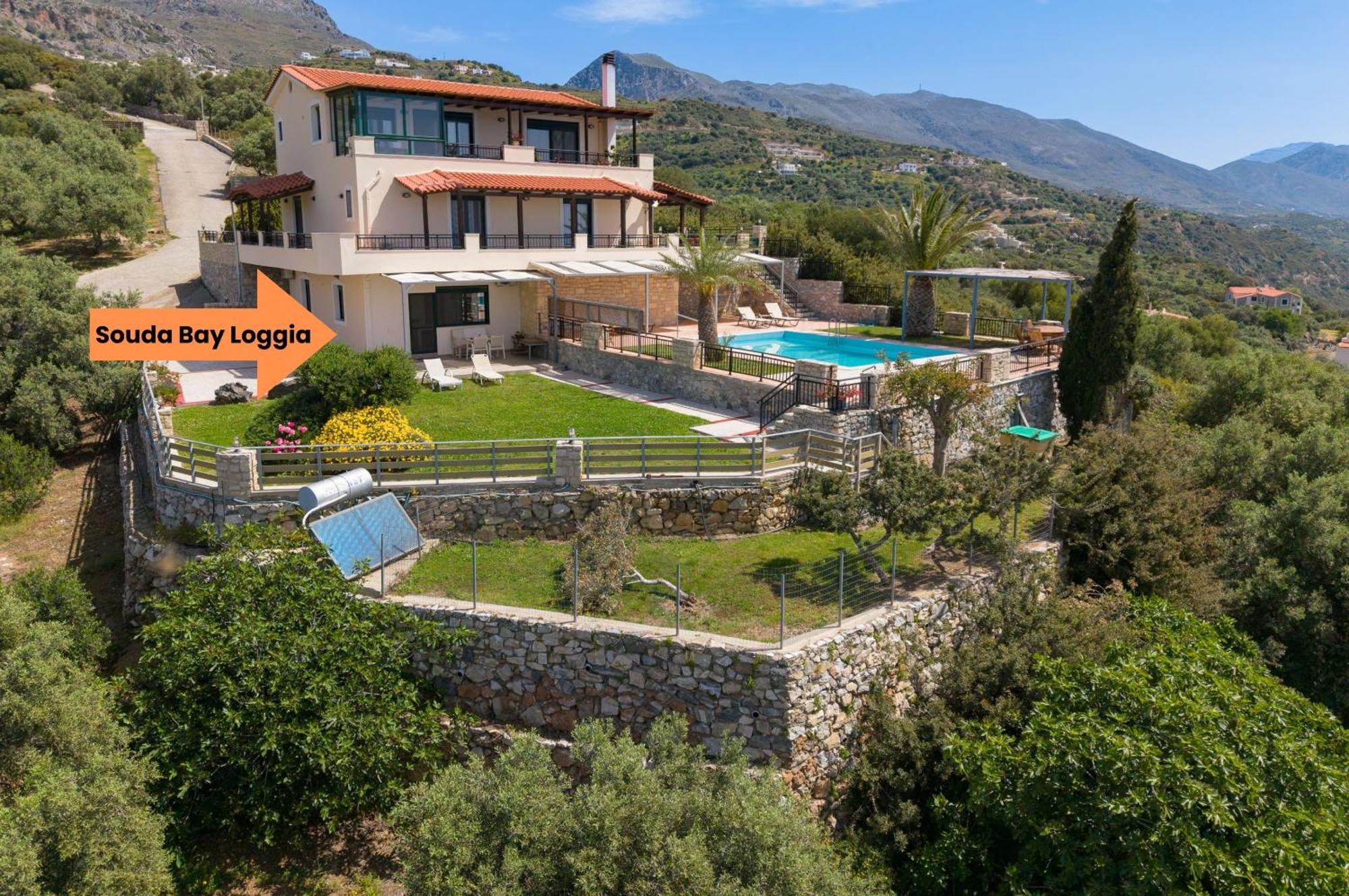 Souda Bay Loggia Villa Sellia  Exterior photo